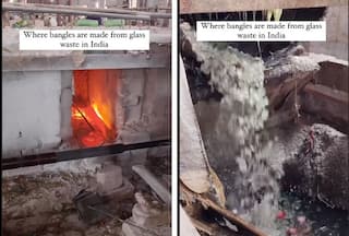 Viral Video: Firozabad Factory Workers Make Bangles From Glass Waste