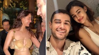 Disha Patani Slays in Golden Cutout Dress For Date Night, Fans Ask Her 'Kab Offical Kar Rahe Ho?'- WATCH