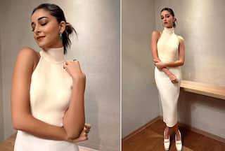 Ananya Panday Proves There is 'No Room For Gloom' in Sexy White Turtleneck Dress Worth Rs 82,500