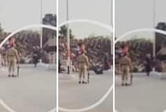 Viral Video: बीटिंग रिट्रीट में धड़ाम हुआ पाकिस्तानी रेंजर, वायरल हुआ 'बेइज्जती' का वीडियो | देखिए