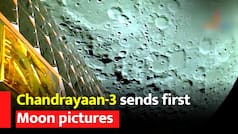 Chandrayaan-3: ISRO Shares FIRST Pictures Of Moon Captured By Chandrayaan-3 - WATCH