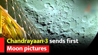 Chandrayaan-3: ISRO Shares FIRST Pictures Of Moon Captured By Chandrayaan-3 - WATCH
