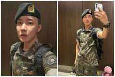 BTS J-Hope Shares Dashing Photos in Military Uniform, Army Goes Bonkers