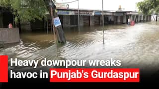 Punjab Rains: Flood-Like Situation In Gurdaspur, NDRF Teams Continues Rescue Operations - Watch Video