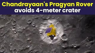Chandrayaan-3 | Pragyan Rover Comes Across 4-meter Diameter Crater On Moon, Here   s What It Did Next - Watch Video