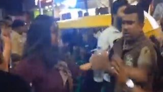 Caught On Camera: Drunk Woman Abuses Cop, Causes Ruckus On Bengaluru Streets
