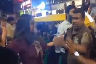 Caught On Camera: Drunk Woman Abuses Cop, Causes Ruckus On Bengaluru Streets