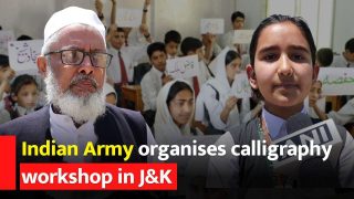 Indian Army Organises Calligraphy Workshop In Jammu & Kashmir's Kupwara - Watch Video