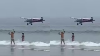 Viral Video Today: मस्ती कर रहे लोगों के बीच गिरा उड़ता हुआ विमान, फिर जो हो गया शायद ही देखा हो | देखें वीडियो