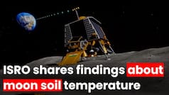 Chandrayaan-3 Measures Moon   s South Pole Soil Temperature, ISRO Shares Details - Watch Video
