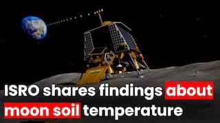 Chandrayaan-3 Measures Moon   s South Pole Soil Temperature, ISRO Shares Details - Watch Video