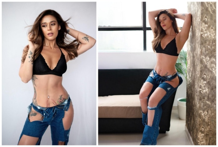 Palak Tiwari Scorches up The Internet in Sexy Calvin Kelvin Sports Bra And  Jeans, Fans Ask Disha se Competiton- HOT PICS