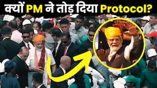PM Modi प्रोटोकॉल तोड़ कर Public के बीच पहुंच गए । Independence Day 2023