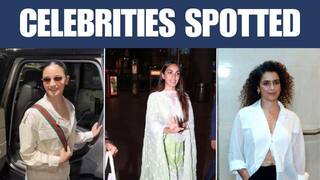 Kiara Advani Looks Elegant In Ethnic, Saniya Malhotra Shows Off Her Curves In a White Shirt - WATCH
