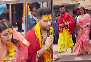 Parineeti-Raghav Pray at Ujjain's Mahakaleshwar Temple Ahead of Wedding