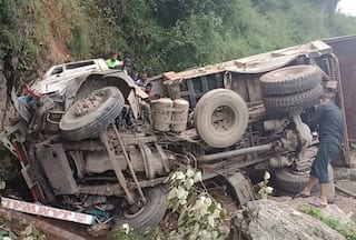 3 Dead In J&K's Udhampur After Dumper Truck Falls Into Gorge In Dudu; Rescue Ops On