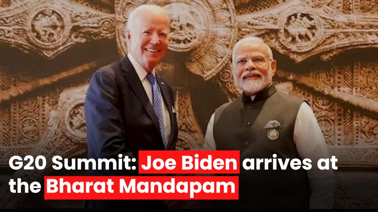 Inside G20 Dinner Event: US President Joe Biden arrives at Bharat Mandapam | G20 Summit
