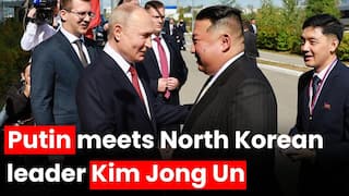 Russian President Vladimir Putin, North Korean leader Kim Jong Un meet in Vostochny