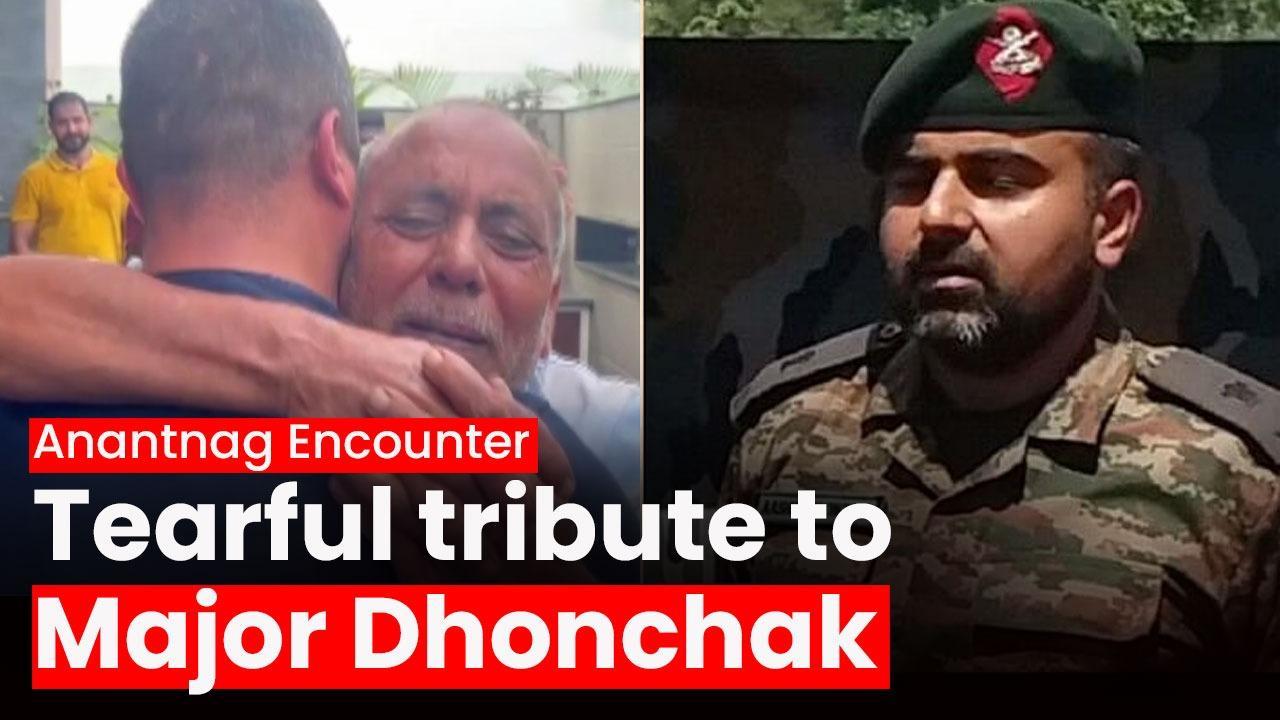 Major Dhonchak Martyred in Anantnag: Family pays tearful tribute