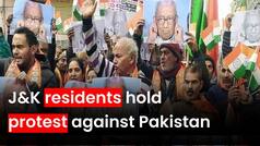 Anantnag Attack: J&K residents hold  protest against Pakistan