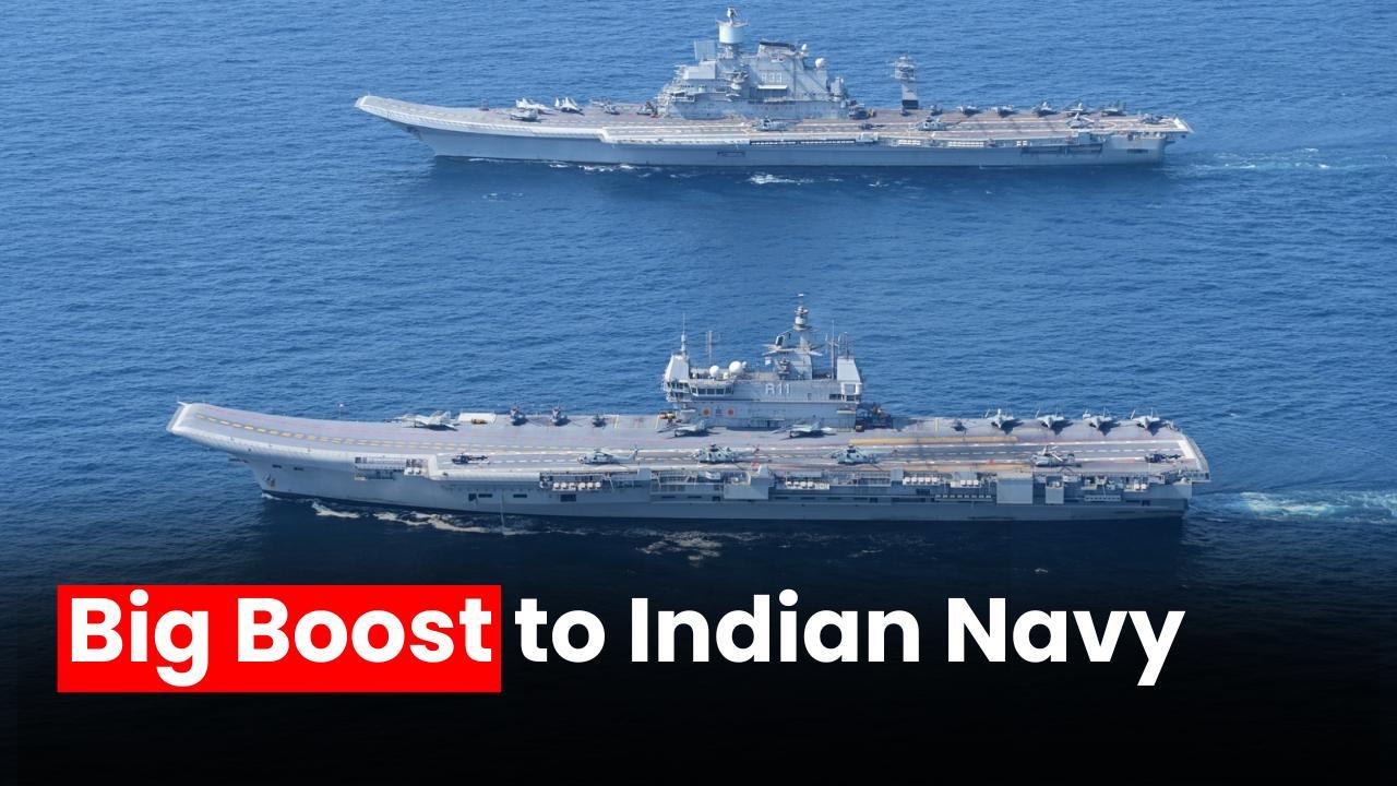 Big Boost to Indian Navy! Mega deal to buy second indigenous aircraft carrier