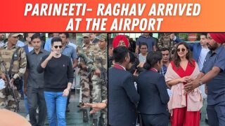 Parineeti-Raghav Marriage: Adorable Duo Clicked Together At Airport Ahead Of Their Big Day - Watch Video