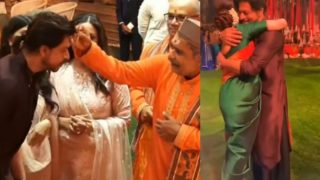 Inside Ambani's Ganpati Celebration: SRK Shares Warm Hugs With Nita Ambani, Deepika Padukone Plays With AbRam And More - Watch Viral Videos