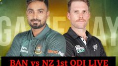 BAN vs NZ- पहला वनडे लाइव स्कोर @ ढाका- बांग्लादेश ने टॉस जीता, फील्डिंग का फैसला