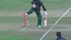VIDEO: आउट से बचने के लिए बांग्लादेश के बल्लेबाज ने किया कुछ ऐसा, वीडियो देखकर हंसी छूट जाएगी
