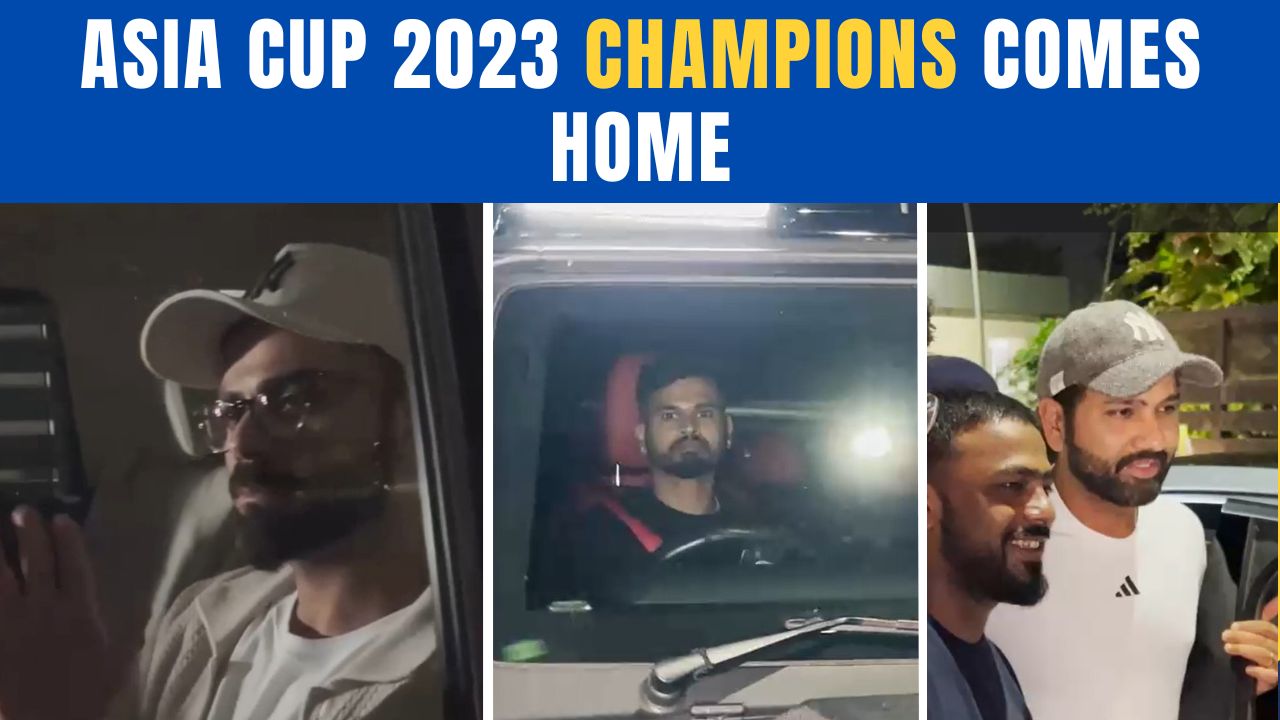 Indian Cricket Team Returns to Mumbai after winning Asia Cup, Visuals from Kalina Airport