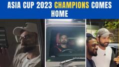 Indian Cricket Team Returns to Mumbai after winning Asia Cup, Visuals from Kalina Airport