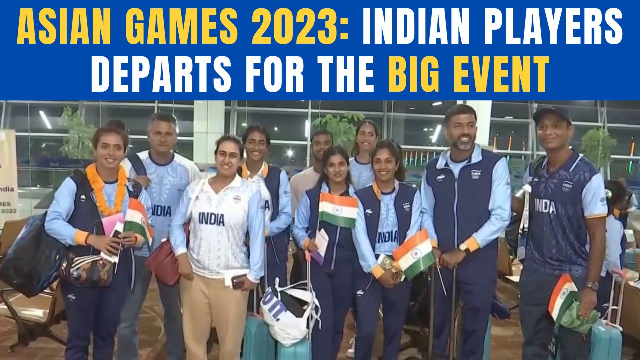 Asian Games 2023: Indian Athletes depart from Delhi airport for Asian Games