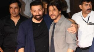 Gadar 2 Bash: Shah Rukh Khan-Sunny Deol Make Joint Appearance in Over 16 Years, Fans go Berserk- WATCH