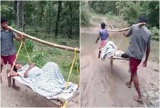 WATCH: Pregnant Woman Carried Over 20Kms In 'Doli' To Nearest Hospital Amid Lack Of Roads In Telangana Village
