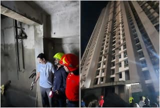 6 Dead As Construction Lift Crashes From 40th Floor Of Thane High-Rise | Watch