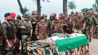 Army Dog 'Kent' Lays Down Life While Protecting Handler During Rajouri Gunfight, Cremated With Military Honours | WATCH