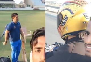 MS Dhoni Wins' Hearts Again, Gives Lift To Young Cricketer On His Bike - Watch Viral Video