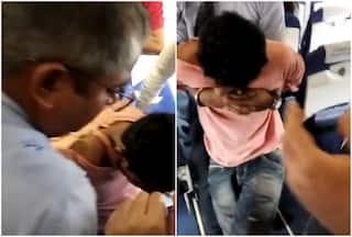 IndiGo Passenger Tries To Open Emergency Hatch Mid-Flight, Overpowered And Arrested | WATCH
