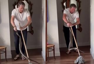 WATCH - Australia Legend Glenn McGrath Gets Almost Bit By Python