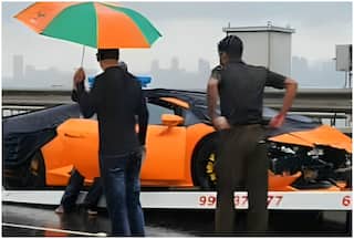 Mumbai: Ex-BJP MLA's Son Crashes Lamborghini Into Railing On Bandra Worli Sea Link, Booked