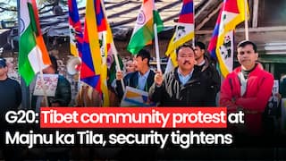 G20 summit 2023: Tibet community protest at Majnu ka Tila, security tightens