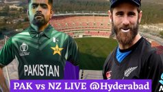 ICC World Cup Warm-up Match, PAK vs NZ- पाकिस्तान का दूसरा विकेट गिरा, अब्दुल्ला शफीक बने सैंटनर के शिकार