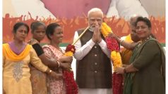 Women Reservation Bill पास होने पर दिल्ली BJP दफ्तर में PM Modi का भव्य स्वागत