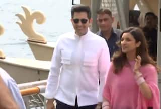 Parineeti Raghav Video : शादी के बाद पहली बार पब्लिकली सामने आए परिणीति और राघव, दिल्ली के लिए हुए रवाना