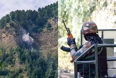 Indian Army Bombs Terrorists' Hideout Forcing Them To Flee In Anantnag, Footage Surfaces