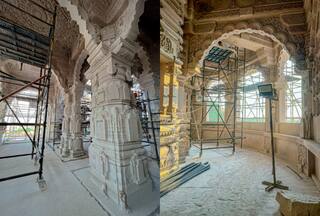 Ram Temple Construction Work Accelerates As Ayodhya Gets Ready For Ram Lalla's Pran Pratishta