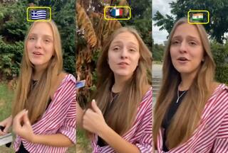 Girl Changes Her English Accent To Match Different Countries In A Blink: Watch