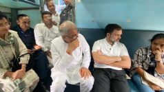राहुल गांधी ट्रेन के नॉन-एसी डिब्बे में यात्रा करते आए यूं नजर, देखें ये Video
