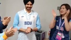 VIDEO: शूटर Sarabjot को Birthday विशकर चीन के एथलीटों ने जीता भारतीयों का दिल, वीडियो वायरल