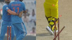 IND vs AUS 2023: Mohammed Shami की ऐसी तूफानी गेंद, स्मिथ का विकेट दूर जाकर गिरा
